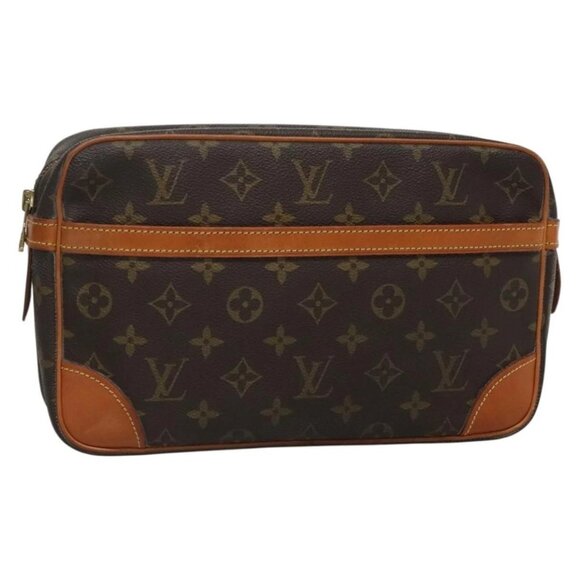 LOUIS VUITTON Monogram Compiegne 28 Clutch Bag - Picture 3 of 14